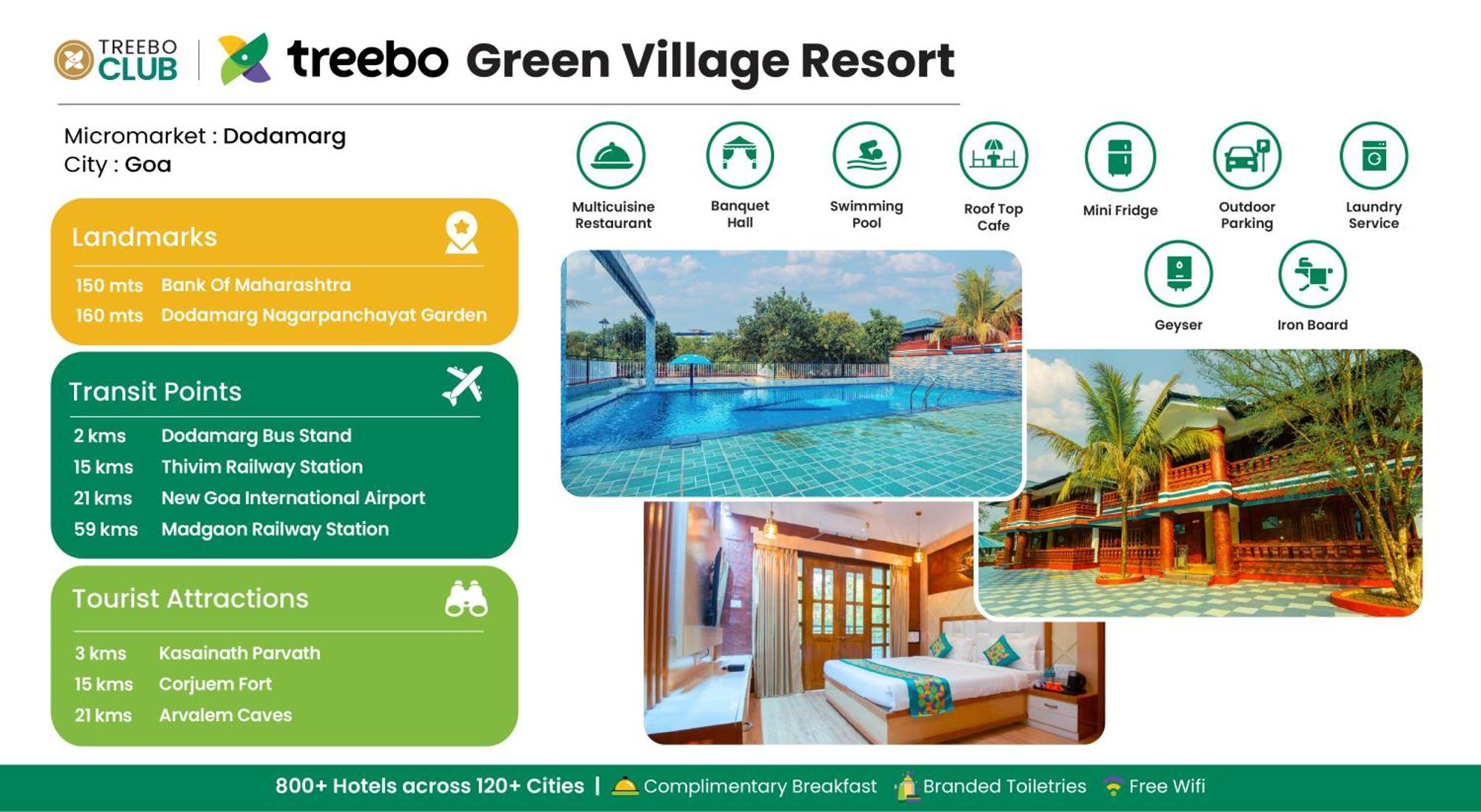 Treebo Green Village Resort - Goa Maneri  エクステリア 写真